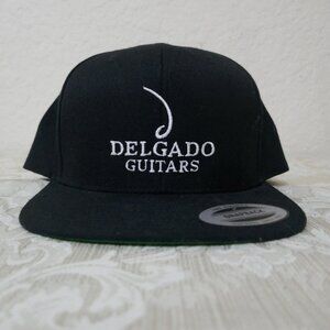 Delgado Guitars Black and White Snapback Baseball Cap One Size
